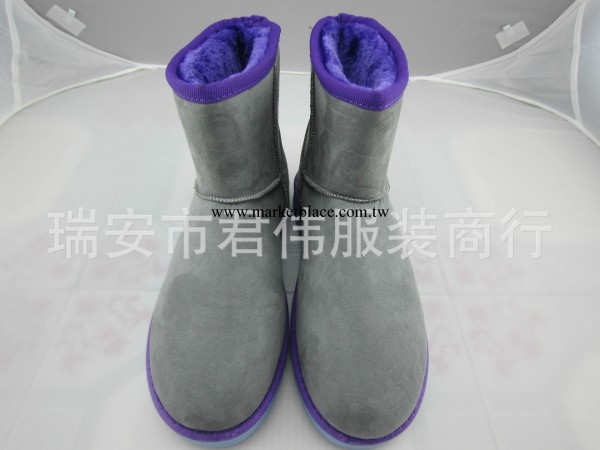 【11.18大促】2013灰色蘿莉女士雪靴 中筒保暖短靴 女式雪靴工廠,批發,進口,代購
