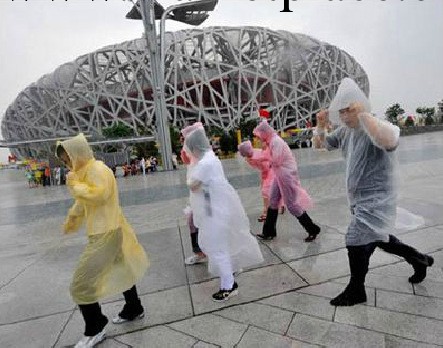 戶外旅遊輕便一次性雨衣/騎行雨披/塑料雨衣/便攜雨具加厚車用20g工廠,批發,進口,代購