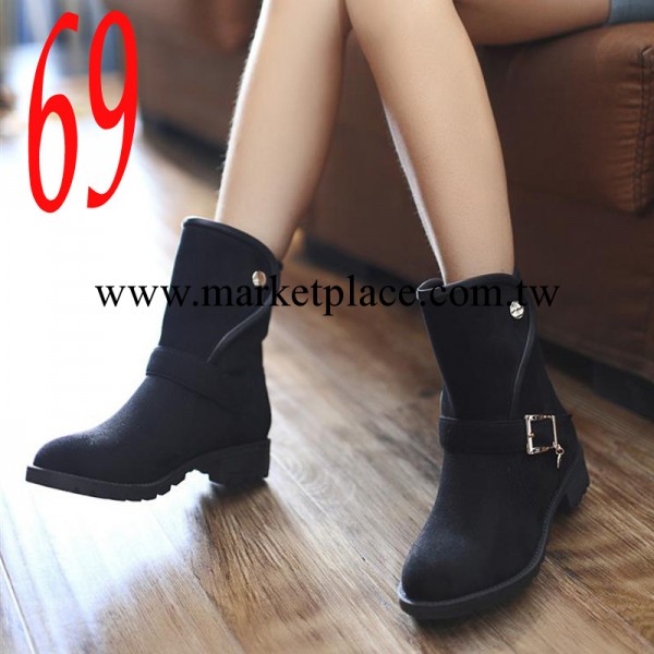 2013新款女靴 韓國時尚范兒騎士短靴 歐美英倫學院馬丁靴 女式鞋工廠,批發,進口,代購
