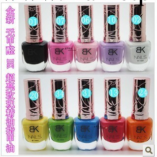 指甲油 BK新款玫瑰甲油上市哦全新環保料制作專業美甲產品 美甲工廠,批發,進口,代購