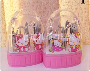 Hello Kitty半圓美甲套裝 美容套裝女生必備（kt圖案隨機）指甲剪工廠,批發,進口,代購