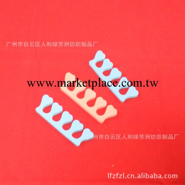 桃心美甲棉EVA高檔手腳指分趾器美甲器工廠,批發,進口,代購