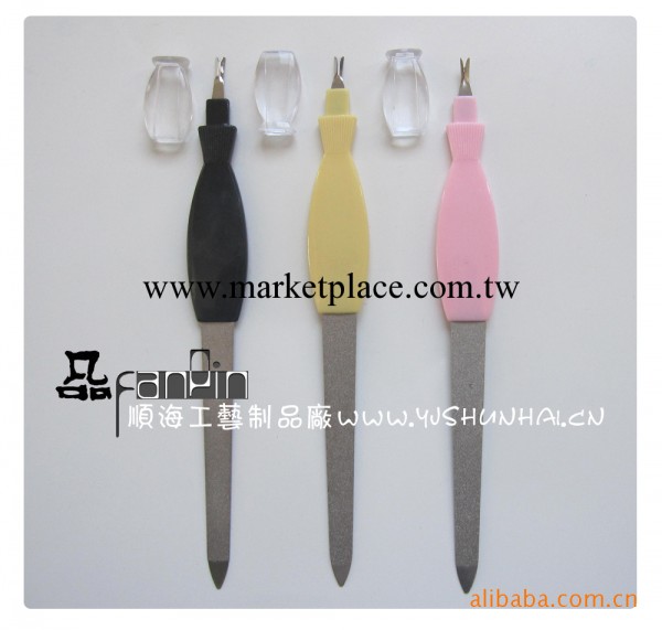 凡品 供應美甲/兩用指甲銼死皮鏟 型號J3工廠,批發,進口,代購