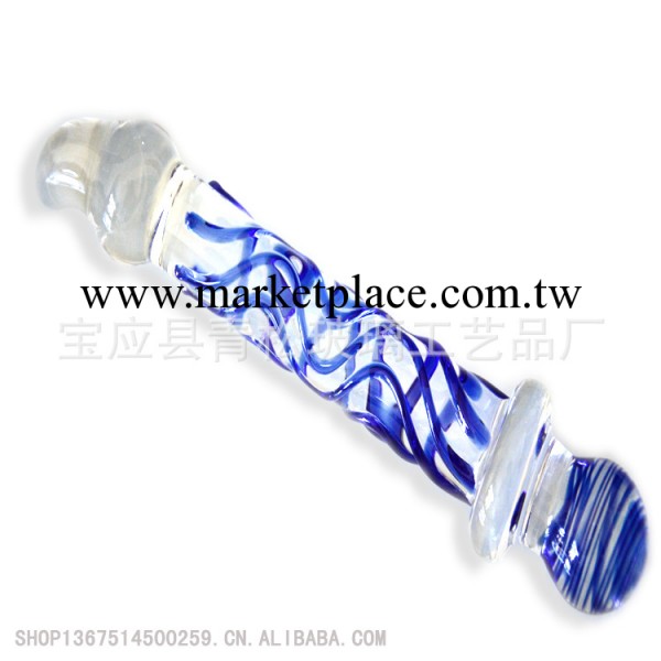 9029彎鉤 G點刺激 水晶玻璃自慰器 女性成人情趣情趣用品工廠,批發,進口,代購