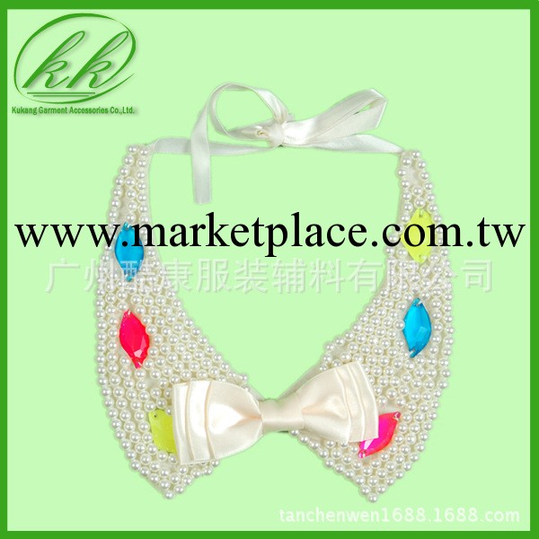 韓國明星熱賣珍珠名媛假領鎖骨配飾項鏈批發批發・進口・工廠・代買・代購
