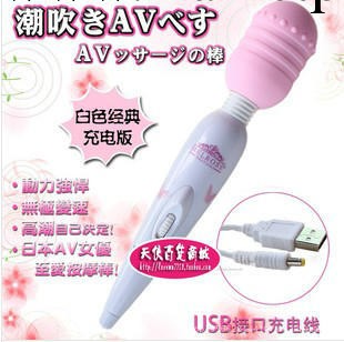 廠傢批發 USB粉色凸點充電按摩棒AV棒 自慰器 女用振動棒器具工廠,批發,進口,代購