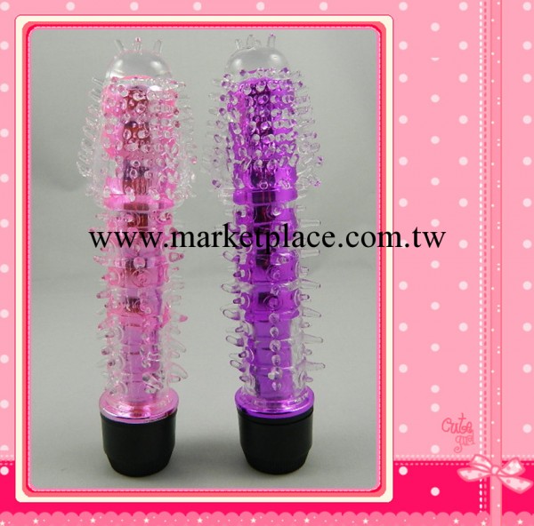 成人用品批發 女用器具自慰調情水晶帶刺單震av棒震動棒 性保健品工廠,批發,進口,代購