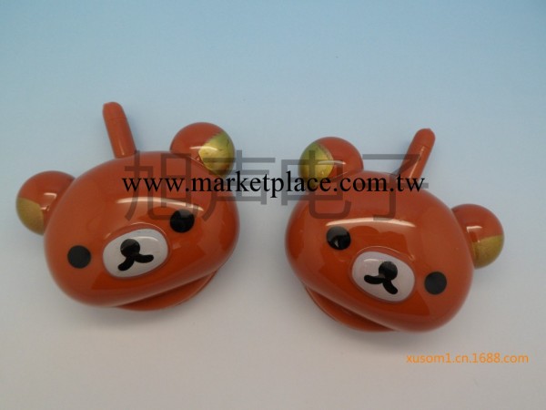 2013新款 Rilakkuma 輕松熊 入耳式卡通耳機 3.5mm...工廠,批發,進口,代購