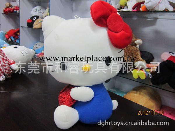 定制 卡通蝴蝶結 hello kitty 毛絨玩具/毛絨公仔/毛絨掛件 OEM工廠,批發,進口,代購