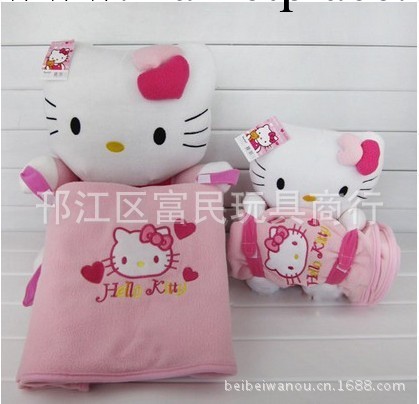 hello kitty 凱蒂貓公仔抱枕頭 kt空調毯被子兩用靠墊 女生禮品工廠,批發,進口,代購