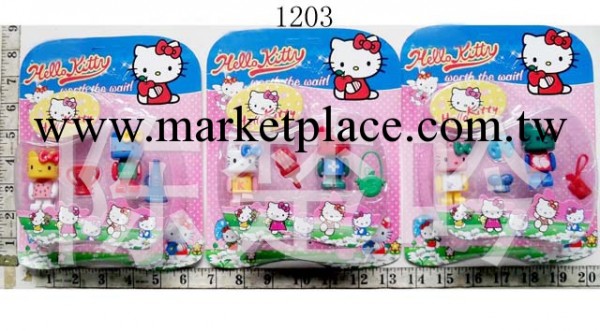 2.2寸拼裝好的Hello Kitty公仔2隻（手腳可動）+配件/3款混裝-120工廠,批發,進口,代購