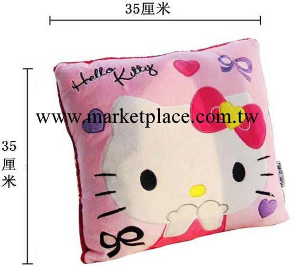 批發價毛絨玩具公仔 Hello Kitty靠墊 KT貓抱枕 凱蒂貓靠枕凱蒂貓工廠,批發,進口,代購