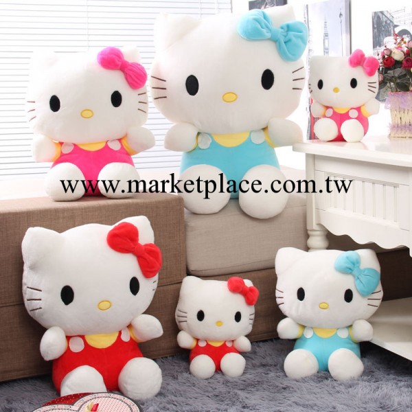 【廠傢直銷】正版HelloKitty公仔凱蒂貓抱枕毛絨玩具佈娃娃工廠,批發,進口,代購