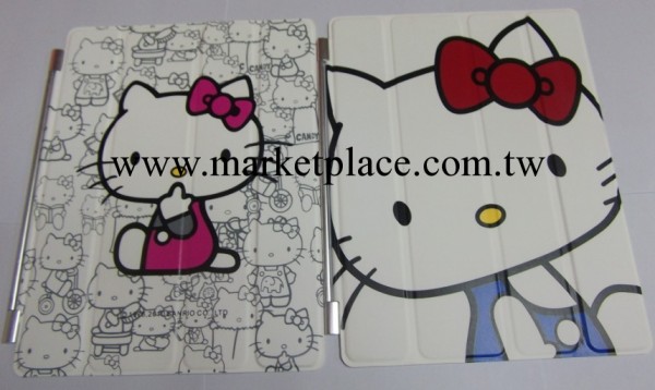 ipad2/3/4 hello Kitty smart cover 四折單面 智能休眠皮套工廠,批發,進口,代購