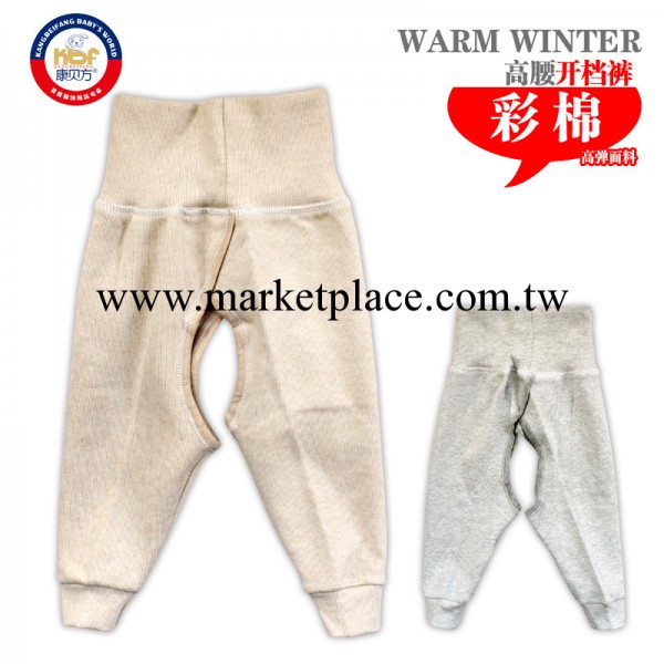 廠傢直供 春秋裝嬰兒裝批發 0-6M  新生兒彩棉開檔護肚褲 8064工廠,批發,進口,代購