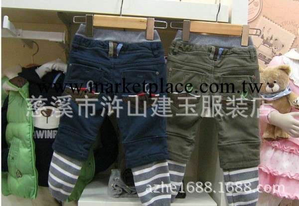 12年專櫃爆款pawinpaw男童舒適腰加厚全棉長褲/靴褲PCTA24931M工廠,批發,進口,代購