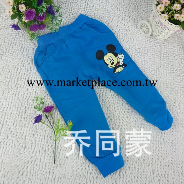 現貨童裝批發夏款純棉小童寶寶褲迪士尼米.奇夏款針織長褲工廠,批發,進口,代購
