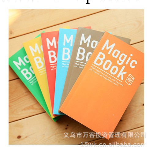 Magic Book筆記本 韓版糖果記事本 五彩日記本  400頁 批發工廠,批發,進口,代購