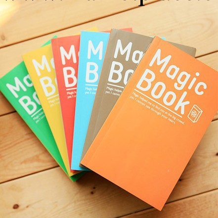 廠傢直銷 韓版Magic Book筆記本 加厚日記本工廠,批發,進口,代購