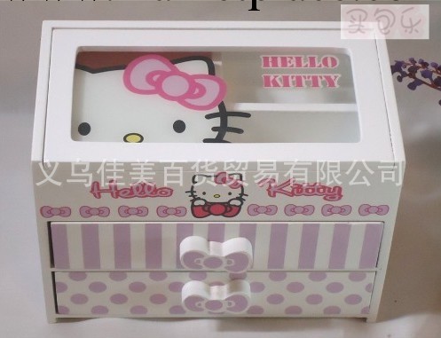 供應hello kitty 首飾盒 飾品盒 木制飾品盒工廠,批發,進口,代購