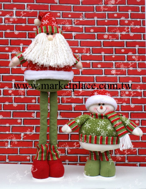 聖誕雪人公仔擺件 聖誕裝飾道具 聖誕佈藝雪人 可伸縮雪人工廠,批發,進口,代購