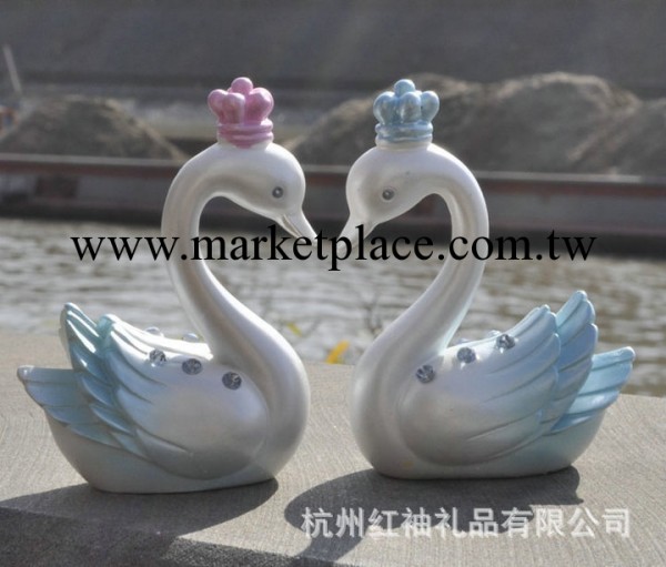 聖誕禮物/禮品 傢居擺件婚慶禮物節日禮物小天鵝配對D9038工廠,批發,進口,代購