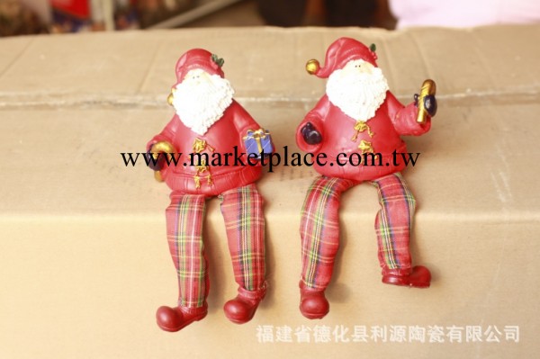 聖誕佈腿工藝品 樹脂聖誕系列吊腳工藝品 聖誕禮品9675工廠,批發,進口,代購