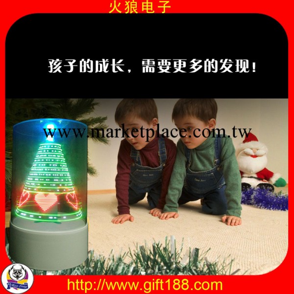 2013年最新款聖誕禮品是什麼?是火狼電子最新3D發光聖誕樹工廠,批發,進口,代購