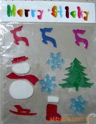 供應TPR聖誕雪人窗貼果凍貼專業生產廠傢直銷工廠,批發,進口,代購