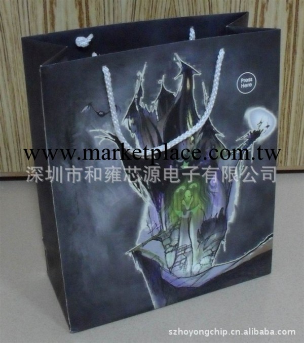 供應閃光袋，發光袋子，萬聖誕發光袋工廠,批發,進口,代購