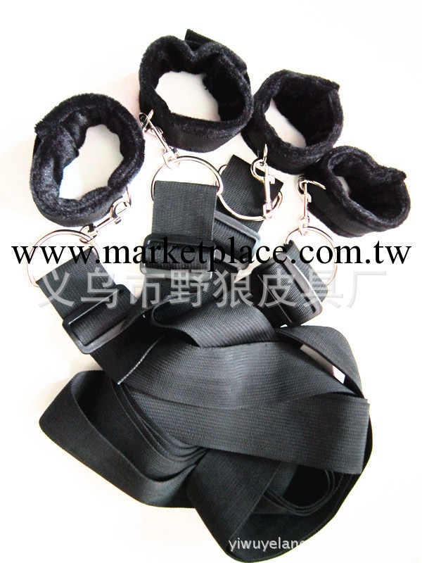 廠傢直銷一件代發 情趣用品 黑色睡床綁帶 另類玩具 床上束搏帶工廠,批發,進口,代購