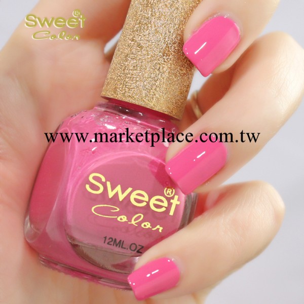 Sweet Color環保指甲油 漆光實色系列 甜美淺粉色 12ML工廠,批發,進口,代購