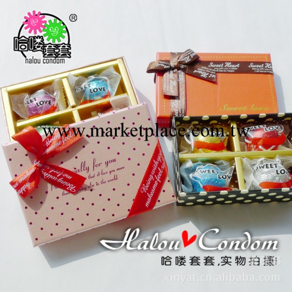 網店代理 哈嘍套套情趣用品 巧克力套套禮盒 另類避孕套安全套工廠,批發,進口,代購