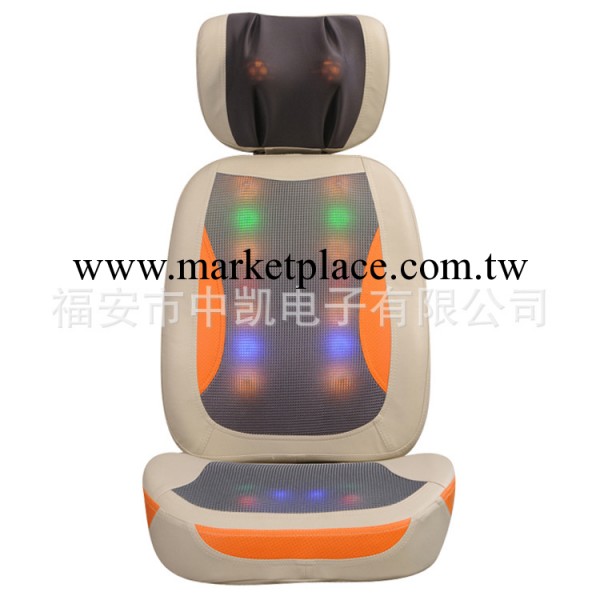 康客泰式開背按摩靠墊 按摩墊 腰部按摩器 多功能按摩椅 按摩器材工廠,批發,進口,代購