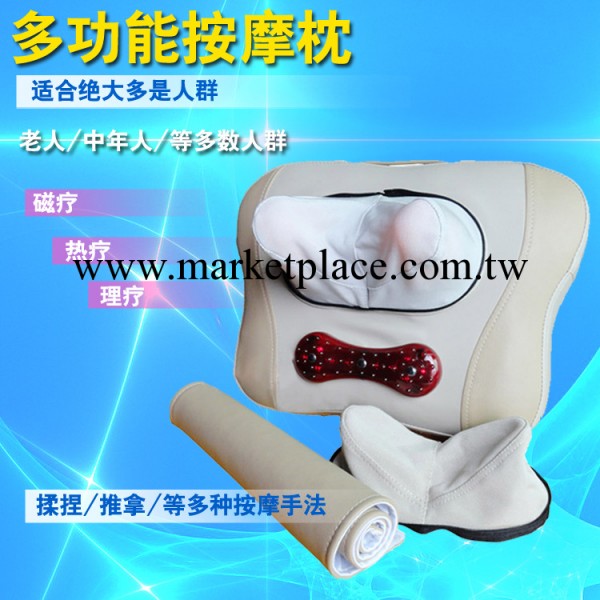 頸椎按摩器材批發 頸部腰部按摩機 多功能紅外按摩枕 按摩器廠傢工廠,批發,進口,代購