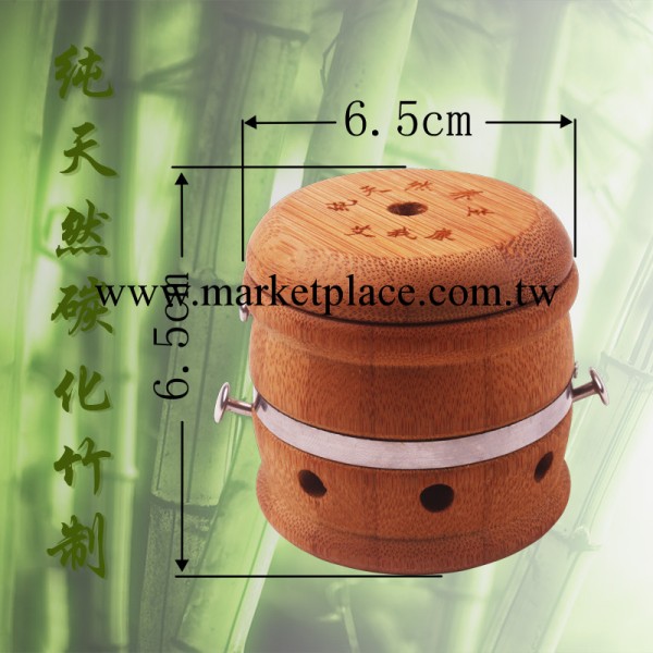 廠傢爆款 批發竹制多孔 艾灸盒 隨身溫灸  便攜式艾灸器 艾灸罐工廠,批發,進口,代購