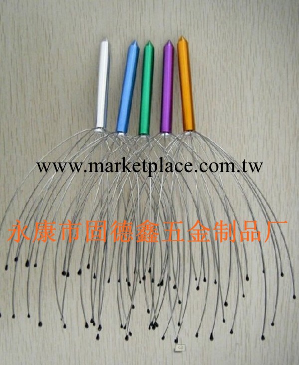 【批發供應】全不銹鋼絲頭部按摩器/八爪魚按摩爪/1件起批工廠,批發,進口,代購