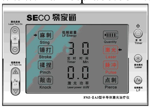SECO易傢通半導體激光治療機FNZ-IIA3價格,易傢通激光治療機效果工廠,批發,進口,代購
