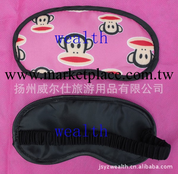 4色印刷物美價優個性時尚眼罩可定制logo全棉眼罩工廠,批發,進口,代購