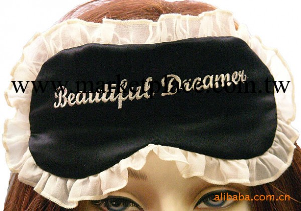 雙面真絲眼罩美麗的追夢者雙面黑色無敵遮光beautiful dreamer工廠,批發,進口,代購