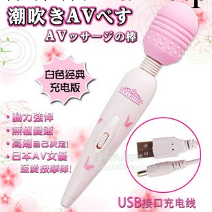 usb接口充電av棒震動女用自慰器具雙配按摩棒g點成人情趣用品工廠,批發,進口,代購