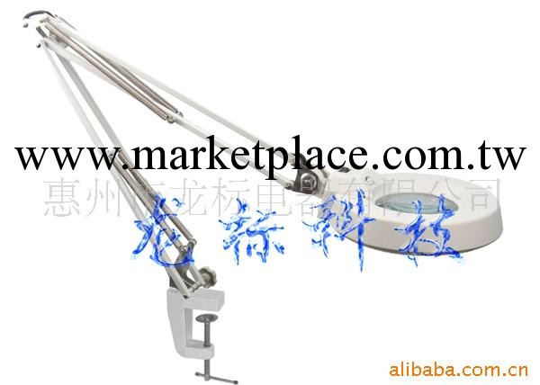 廠傢直銷帶燈白玻10x夾臺式放大鏡工廠,批發,進口,代購