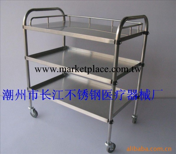 不銹鋼拆裝三層器械車 醫用推車 醫療推車 出口裝工廠,批發,進口,代購