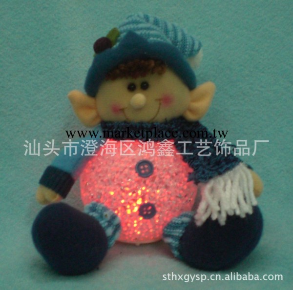 [廠傢直銷 質優價低]供應 新品ＥＶＡ發光晶體 發光聖誕雪人精靈工廠,批發,進口,代購
