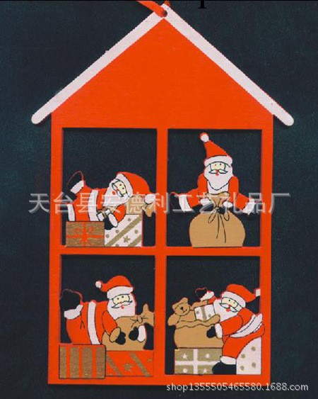 現貨聖誕掛件 鏤空木制節日掛飾 木制聖誕禮品掛件工廠,批發,進口,代購
