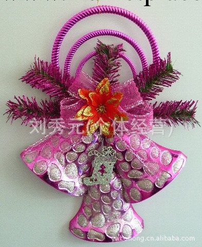 廠傢直銷2012新款 聖誕三片鐘 裝飾聖誕三片鐘 塑料聖誕三片鐘工廠,批發,進口,代購