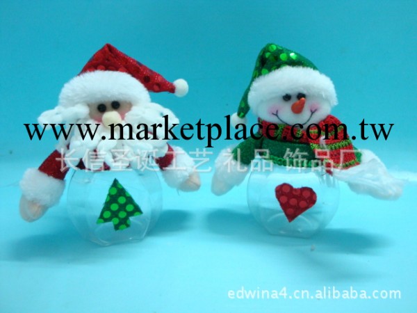 6"聖誕糖果罐老人,6"聖誕糖果罐雪人工廠,批發,進口,代購
