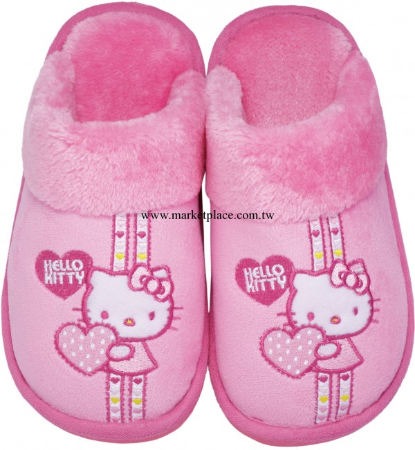 正品Hellokitty凱蒂貓冬季兒童吹氣底保暖防滑室內棉拖鞋13722工廠,批發,進口,代購