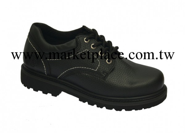 黑色經典款頭層牛皮橡膠底固特異超防滑安全鞋9803款工廠,批發,進口,代購
