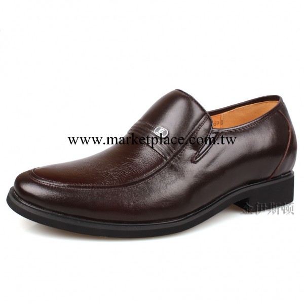 2013年流行新款男式隱形軟面納帕牛皮內增高皮鞋工廠,批發,進口,代購